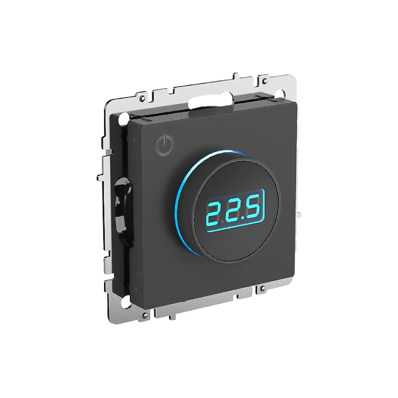 Термостат с инд. "BRITE" графит (1/80)