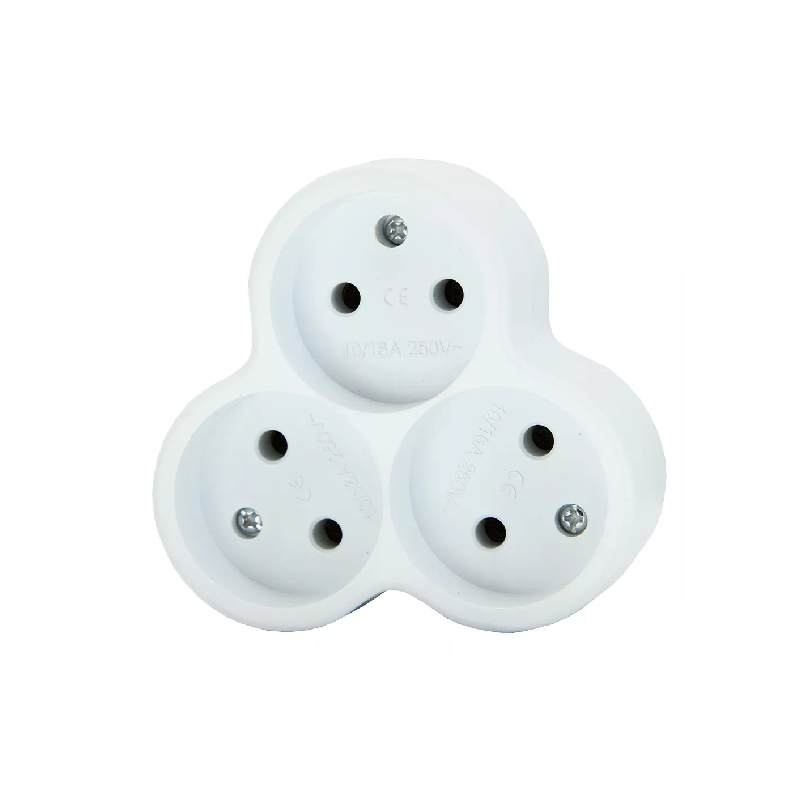 Тройник треугольный 10А UNIT (12/240)