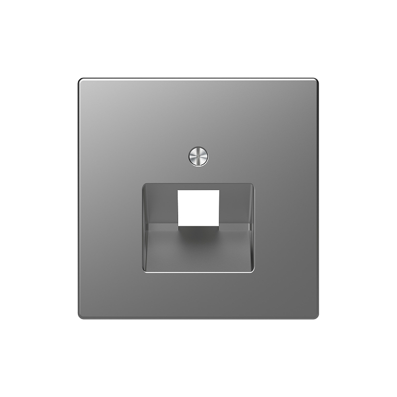 Центральная накладка для роз. 1-ной RJ45 нерж. сталь MERTEN D-Life