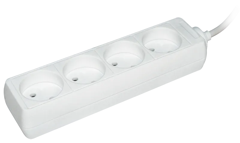 Удлинитель (4места 2р 5м. 2х1мм2 10А/2