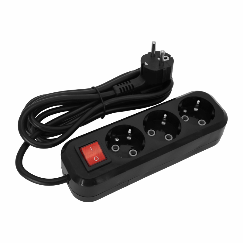 Удлинитель POWER (3 места 2p+pe+выкл с/з 5м. 3х1мм2 16А/3