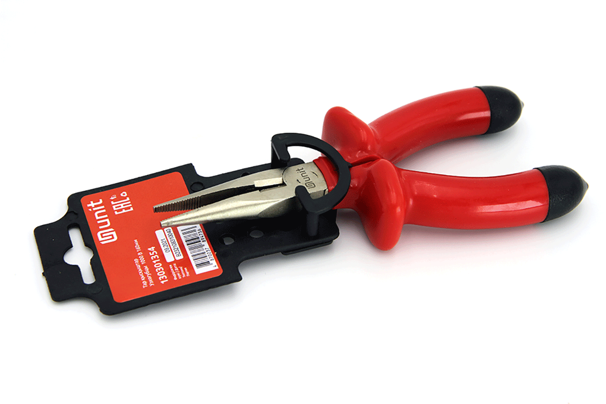 Узкогубцы 1000 В 160мм UNIT (6)