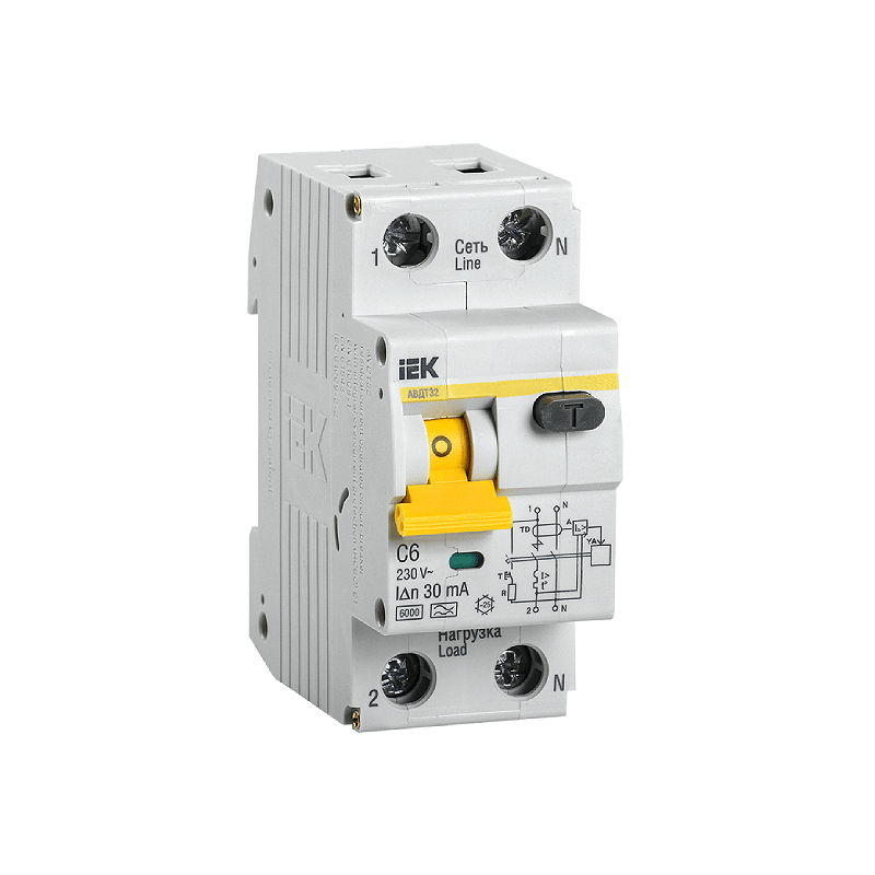 УЗО АВДТ 32 6А IEK (6/60)