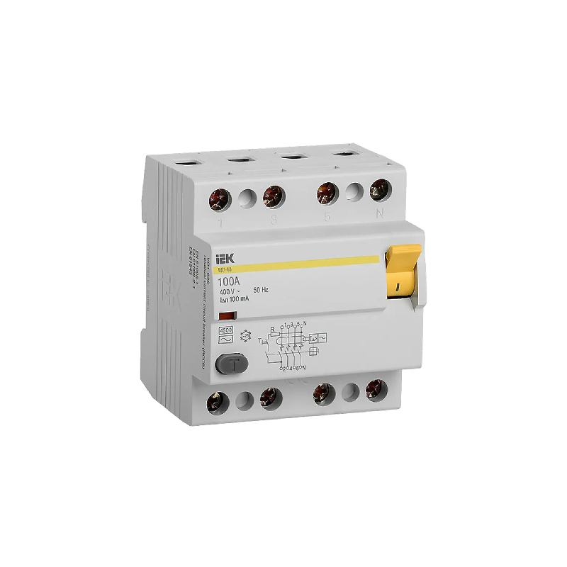 УЗО ВД1-63 4Р 100А 100мА IEK