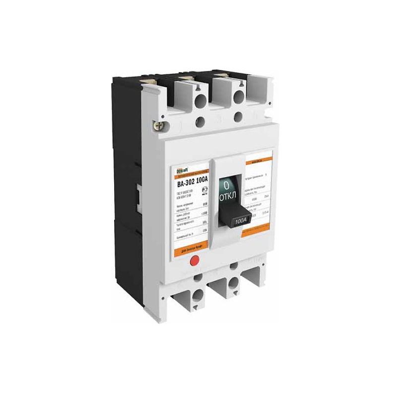 ВА 302 3P 100А 25кА С (1) DEKraft