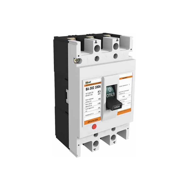 ВА 302 3P 80А 25кА С (1) DEKraft