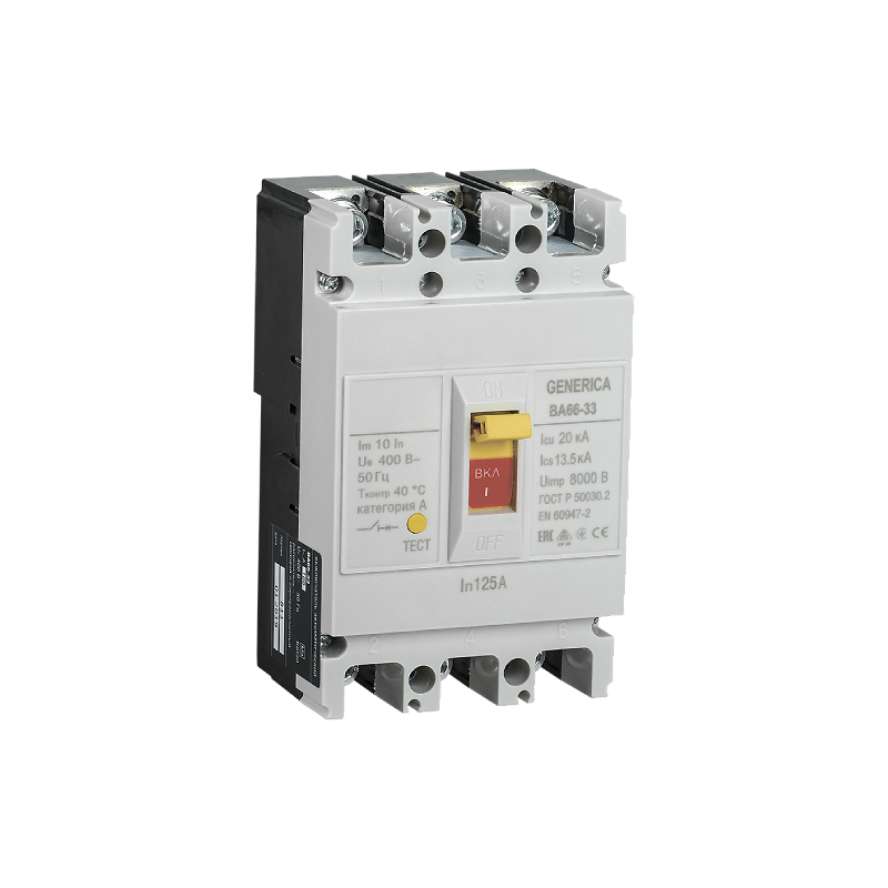 ВА 66-31 (3ф) 50А 18 кА GENERICA (1/18) !!!