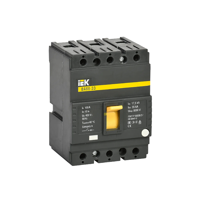 ВА 88-33 (3ф) 100А IEK (1/16)