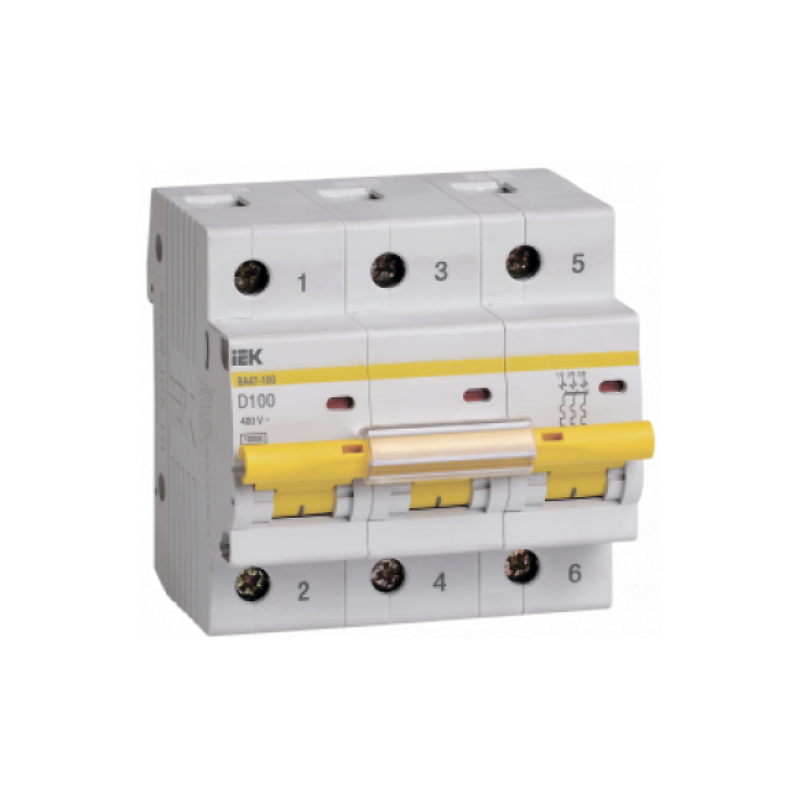 ВА47-100 (3ф) 100А D IEK