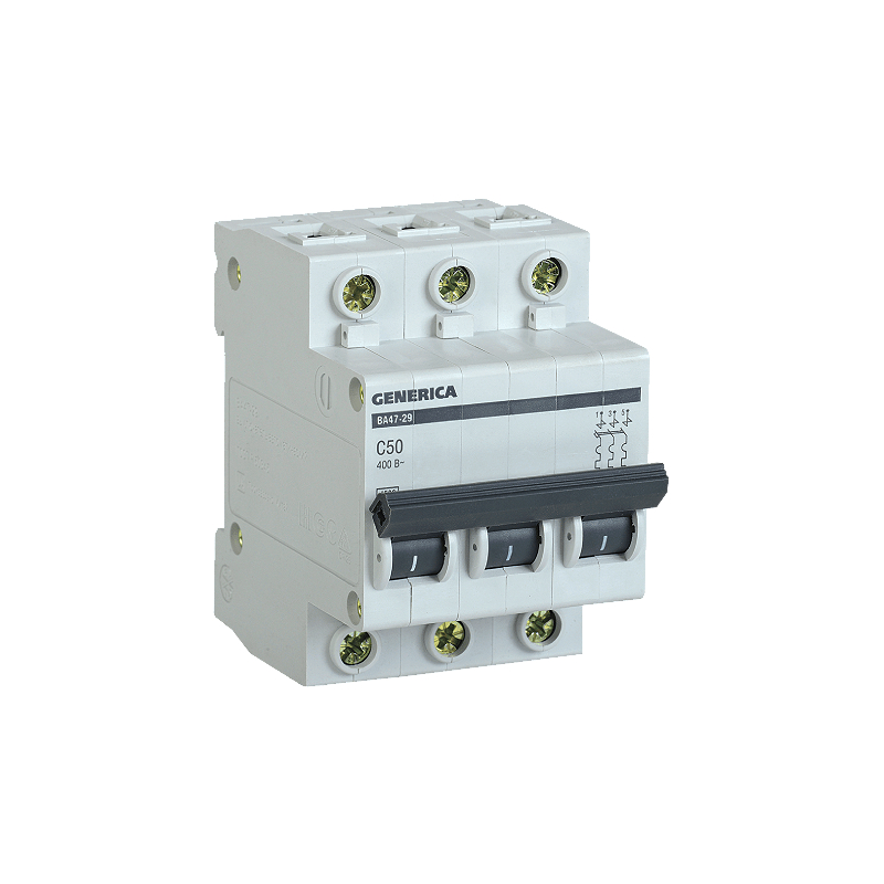 ВА47-29 (3ф) 50А GENERICA (4/48) !!!