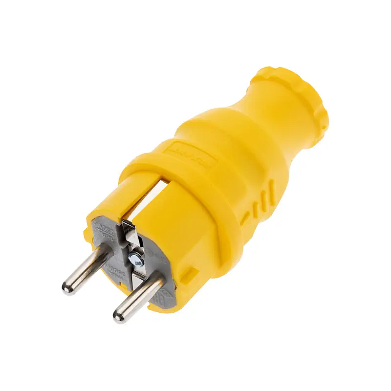 Вилка влагозащищенная прямая