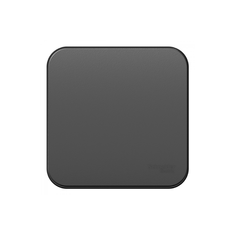 Выкл 1 кл о/у ИЗОЛ.ПЛ. 10А 250B антрацит BLANCA