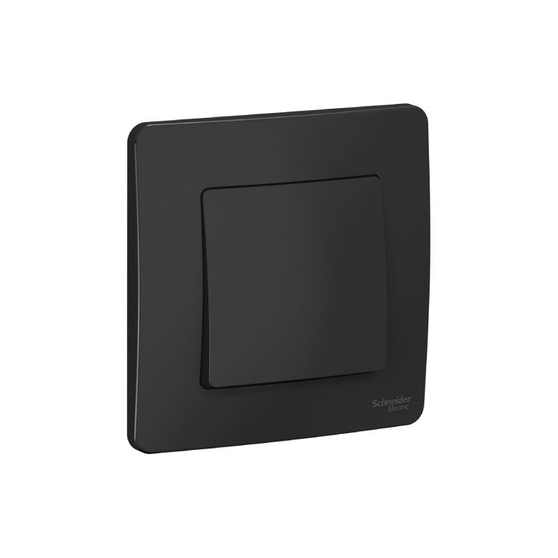 Выкл 1 кл с/у 10А антрацит BLANCA