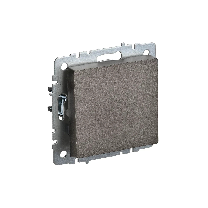 Выкл 1-кл. 10А б/рамки "BRITE" темная бронза (1/100)