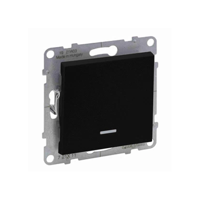 Выкл. 1-кл. с инд. 10А б/рамки