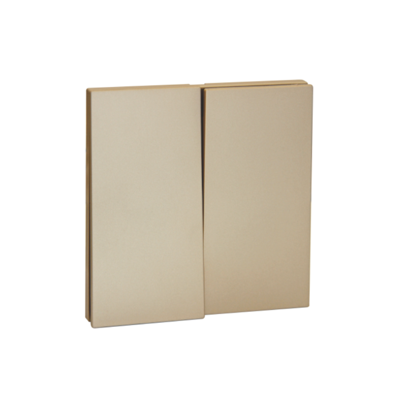 Выкл. 2 кл 10А с/у QUATTRO EPIC GOLD UNIT (10)