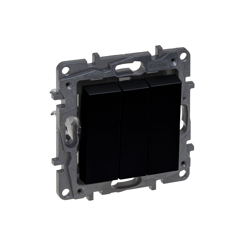 Выкл. 3-кл. 10А б/рамки