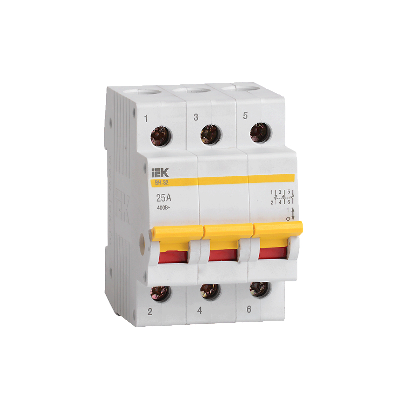 Выкл. нагрузки ВН-32 (3ф) 25А IEK (4/80) !!!