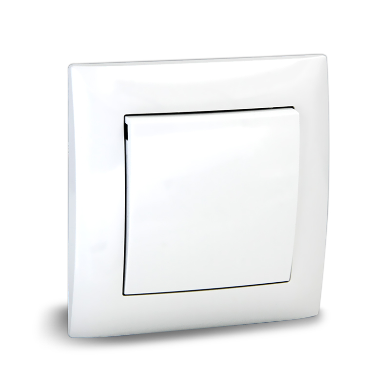 Выключатель 1кл. c/у 10А белый VITA (10/200) UNIT