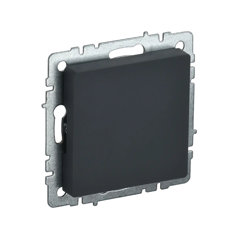 Заглушка c суппортом "BRITE" графит (1/200)