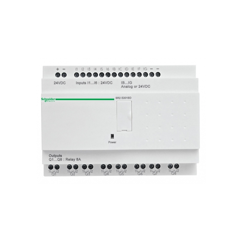 ZELIO LOGIC РЕЛЕ ЭКОНОМ 20ВХ/ВЫХ ~240В SR2E201FU