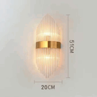 Бра хрусталь+золото  2*Е14