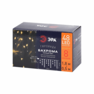 Гирлянда ЭРА LED ENIB-01B Бахрома 1,8 м. теплый свет,8режимов, IP20