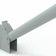 Кронштейн Gauss для уличных св-ов с переменным углом 500*150*120 903265105