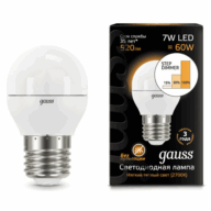Лампа Gauss Globe 7W 2700К E27 105102107-S