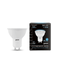 Лампа Gauss LED 5W GU10 220V 4100K FR EB101506205-D