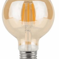 Лампа Gauss LED Filament G95 6W E27 2400K Golden 105802006