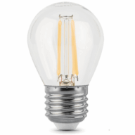 Лампа Gauss LED Filament Globe 5W E27 4100K  105802205