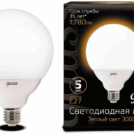 Лампа Gauss LED G125 E27 22W 1780 lm 3000K 105102122