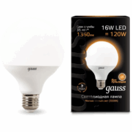 Лампа Gauss Led G95 E27 16W 1360lm 3000K 105102116