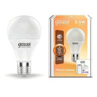 Лампа Gauss LED Smart Home A60 8,5W 2700K E27 дим. 1050112