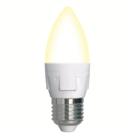 Лампа светодиод.LED C37 6W/NW/E14/FR/DIM