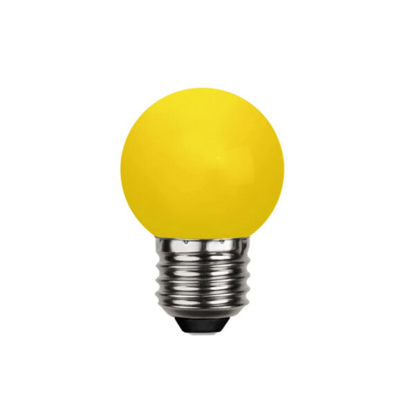 Лампа светодиод.LED G45-1W/GREEN/E27/FR зеленый свет — изображение 2