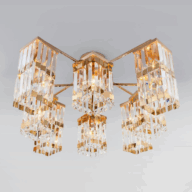 Люстра 10100/8 золото/прозрачный хрусталь