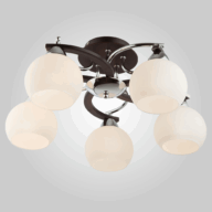 Люстра 9654/5 хром/венге