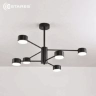 Люстра GUSTA 6*GX53 BK