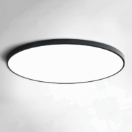 Панель круглая 36W 6500К 28 см черная рама