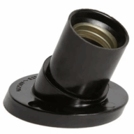 Патрон Е 27 настенный карболитовый наклонный