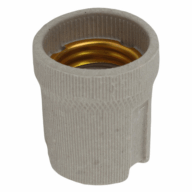 Патрон ЭРА Е27 подвесной,керамика, белый.