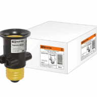 Патрон-розетка Е 27 карболитовый черный