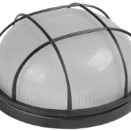 Св-к НПП 1102 100Вт IP54 черный/круг с реш. ИЭК