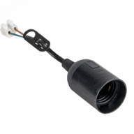 ЯЯПатрон Е 27 подвесной черный